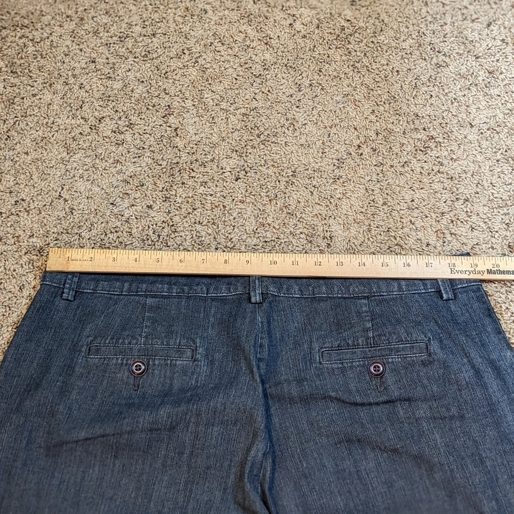 LEE 😎 JUST BELOW THE WAIST Stretch CAPRIS WMNS Sz 18W - Picture 8 of 9